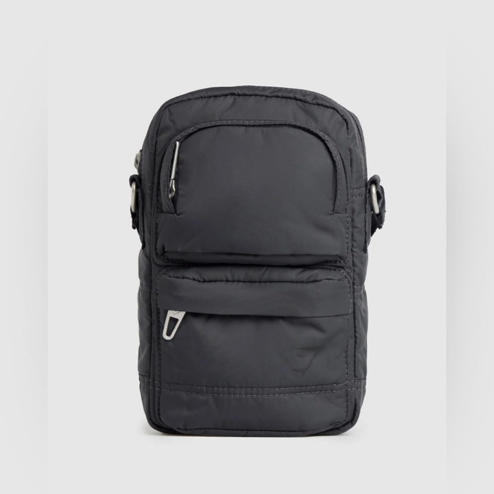 GYMSHARK Lifestyle Crossbody Bag/Onyx Grey